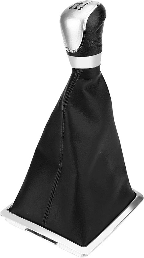 Schakelpookknop Set - Pookknop Gaiter Boot Kit - Auto Interieur Upgrade - Specifiek Ontworpen Pasvorm - 5 Versnellingen - Zwart van Merkloos