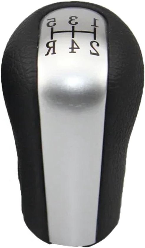 Schakelpookknop Set - Versnellingspook Upgrade - Comfortabel Rijden - Krasbestendig PU-leer - 6-versnellingen - Zwart