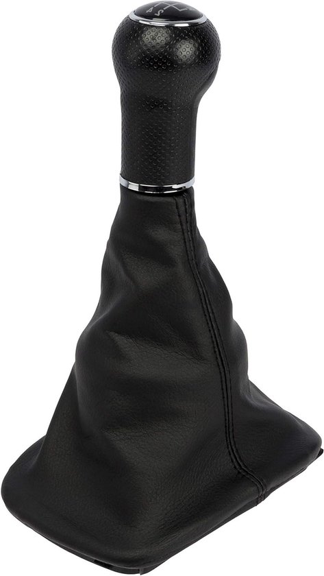 Schakelpookknop Set - Versnellingspookhoes - Auto Interieur Upgraden - Verwisselbare Diagramplaten - 23 mm - Zwart van Merkloos