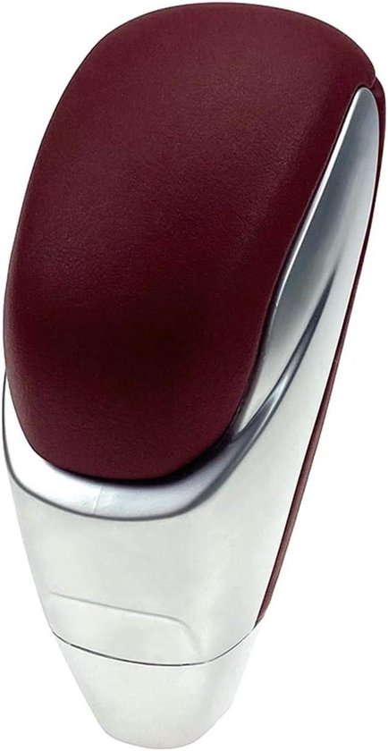 Schakelpookknop - Versnellingspook Hendel - Verbeter Rijervaring - Comfortabele R-vorm - 10x10mm - Zilver Rood