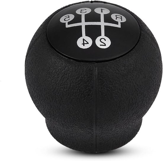 Schakelpookkop - Versnellingspook Handvat - Auto Rijden - Verchroomde Afwerking - 75 Gram - Zwart van Merkloos