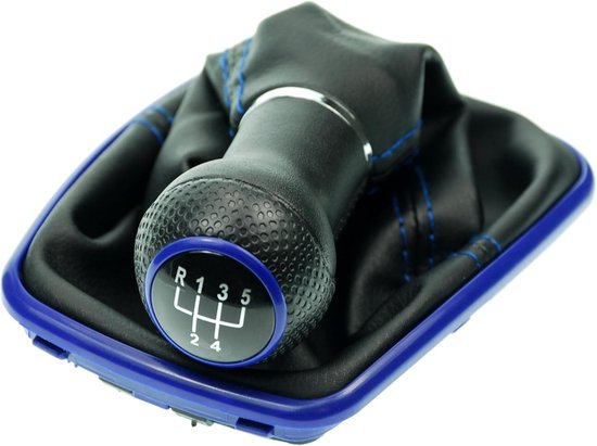 Schakelset 5-Versnellingen met Manchet Frame en Knop voor VW Golf 4 Bora Plug and Play
