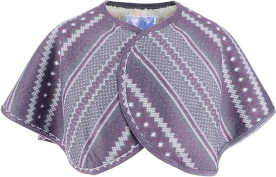 Schouder Sjaal Cape voor Warmte en Comfort | Dubbellaagse Schouderwarmer met Fleece | Schouderbeschermer voor Ouderen van Merkloos