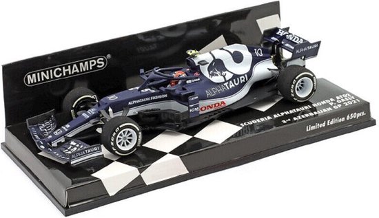 Scuderia Alphatauri Honda AT02 #10 3rd Azerbaijan GP 2021 - 1:43 - Minichamps van Minichamps