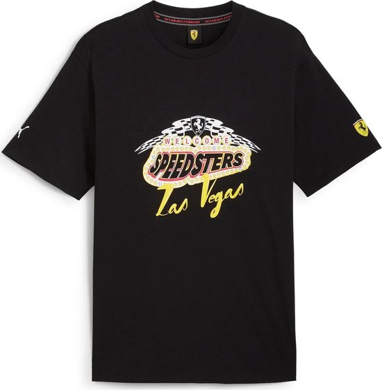 Scuderia Ferrari Special Edition Las Vegas GP T-Shirt Black-XXL - Charles Leclerc - Carlos Sainz - PUMA 2023 - Formule 1 van Scuderia Ferrari.
