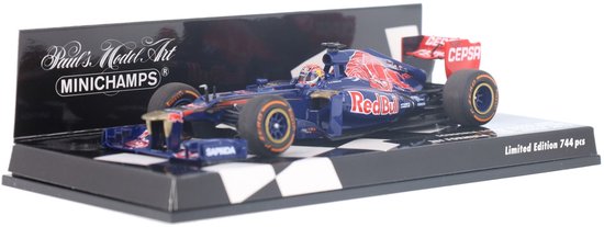 Scuderia Toro Rosso STR7, Verstappen, 1st F1 Test Adria 10.09.2014 - 1:43 - Minichamps van Minichamps
