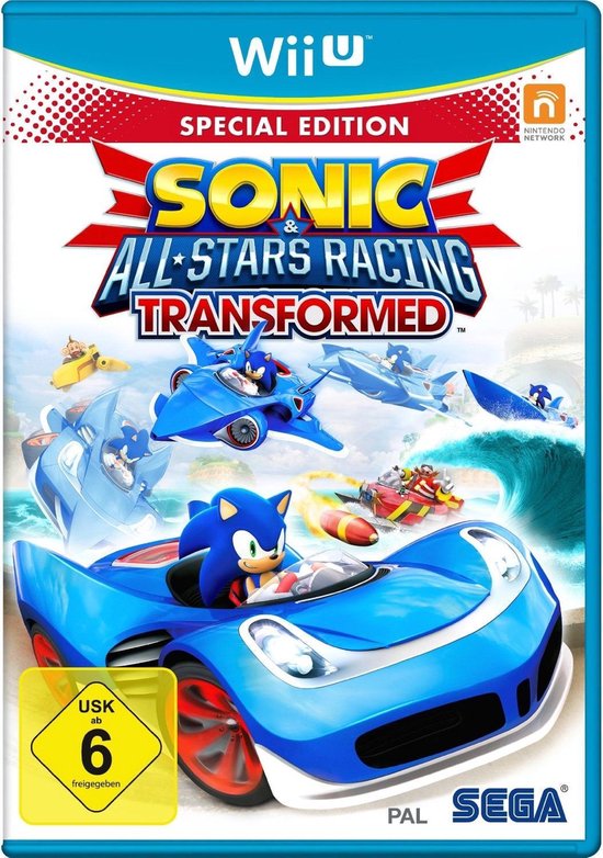 SEGA Sonic All-Stars Racing Transformed Limited Edition, Wii U van Sega