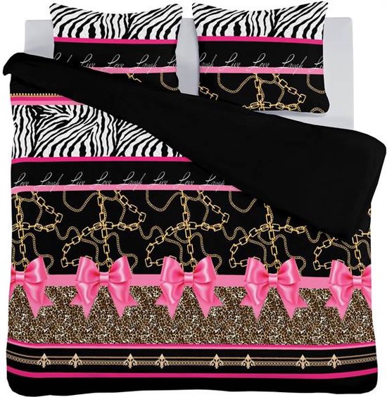 Senzai Sarah Dekbedovertrek - Tweepersoons - 200x200/220 cm - Pink van Senzai