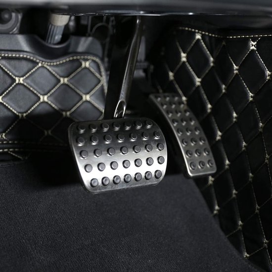 Set van 2 RVS Pedaalcovers voor Gas en Rem voor Diverse Mercedes-Benz Modellen van Merkloos