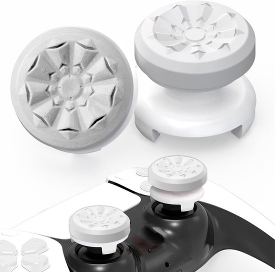 Set van 2 Siliconen Thumbsticks voor PS4 en PS5 Controllers - Verbeterde Grip en Precisie van GadgetBay