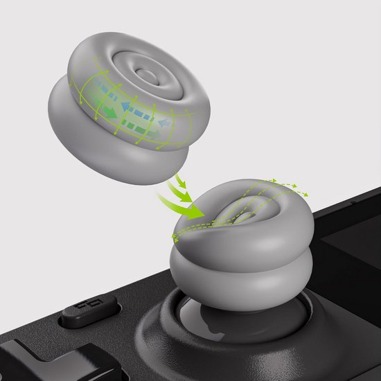 Set van 4 Siliconen Thumbstick Grips voor Steam Deck & PS Portal - Extra Grip en Bescherming