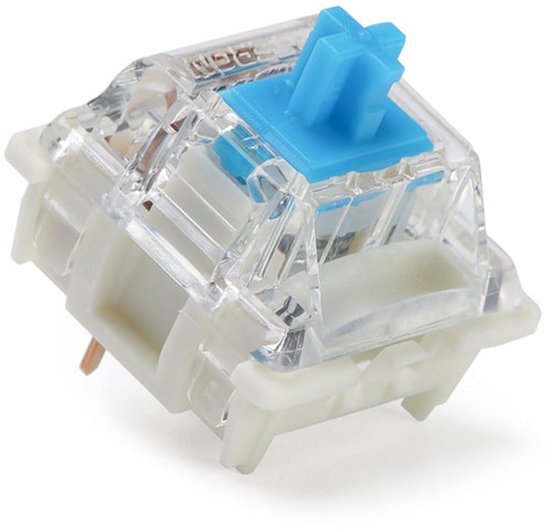 Set van 72 Clicky Mechanische Toetsenbord Schakelaars Voorgesmeerd 3-Pin RGB SMD Compatibel
