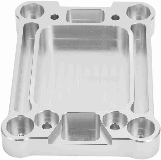 Shifter Basisplaat Kit Duurzaam Aluminium & Roestvrij Staal voor Integra RSX K20 K24 EG EK Zilver