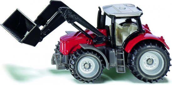 SIKU 1484 Massey Ferguson met Voorlader van Siku
