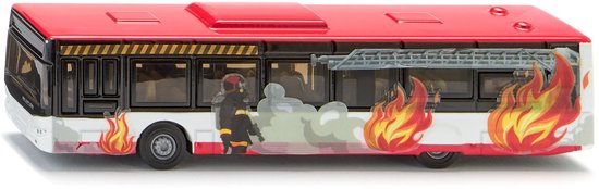 SIKU 1688, Neoplan stadsbus, met stickervel van Merkloos