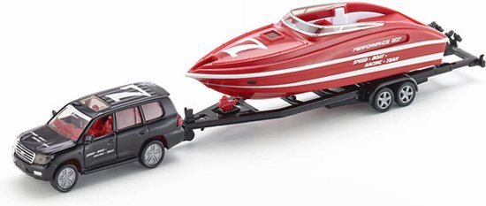 SIKU 2543 Auto met Boot van Merkloos