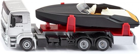 SIKU 2715 MAN Truck met motorboat van Siku