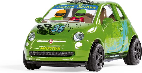 SIKU 6506, knutselset Style my siku, Fiat 500 Adventure, speelgoedauto, metaal/kunststof, groen, incl. stickervel van Siku
