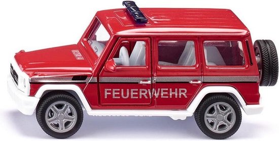 Siku Brandweerwagen Mercedes-amg G65 9,6 Cm Staal Rood van Siku