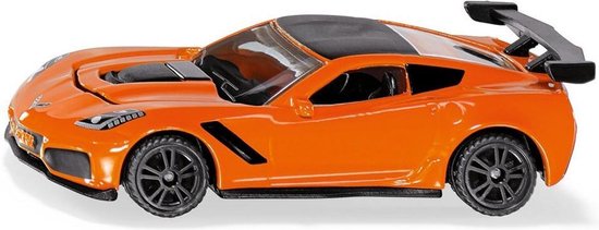 Siku Chevrolet Corvette Zr1 Staal 8,1 Cm Oranje/zwart (1534) van Siku