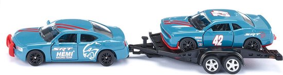 Siku Dodge Charger Met Challenger Srt 20 Cm Staal Blauw (2565) van Siku