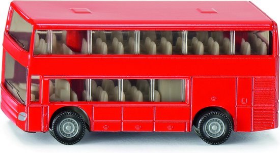 Siku Dubbeldekker bus - rood - speelgoed - modelauto van Siku
