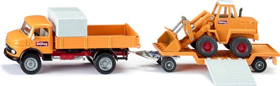 SIKU Mercedes-Benz 710 met Kramer 411 shovel Bölling - 4117 van Siku