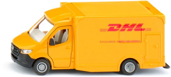 Siku Mercedes-Benz Sprinter DHL speelgoedauto - pakketdienst 1:50 schaalmodel. van Siku