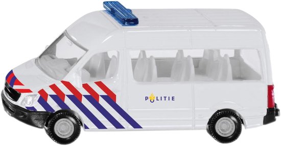 Siku Mercedes Benz Sprinter Politie 8,2 Cm Staal Wit (0806003) van Siku
