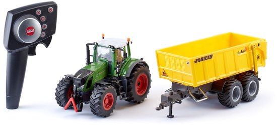 Siku speelgoed tractor Fendt 939 met Joskin aanhanger - afstandsbediening. van Merkloos