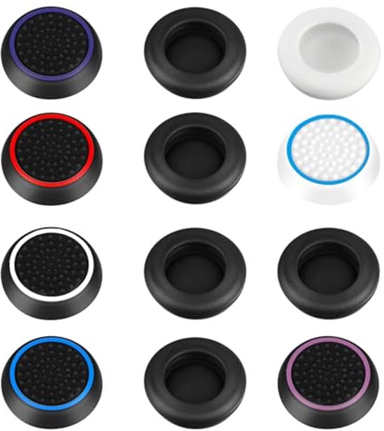 Siliconen Duimgrepen voor Controllers - 12 Stuks van Merkloos