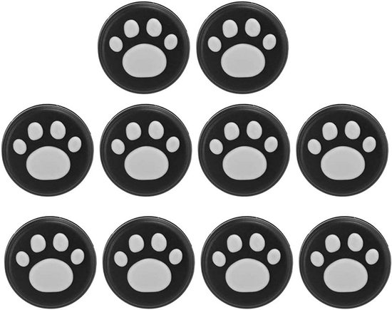 Siliconen Thumb Grip Stick Rocker Caps voor Joystick - 10 Stuks met Schattige Kattenklauw Design