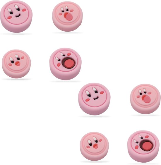 Siliconen Thumbstick Kappen - Joystick Covers - Verbeterde Grip - Set van 8 Stuks - 10.9x7x2.8cm - Veelkleurig van Merkloos