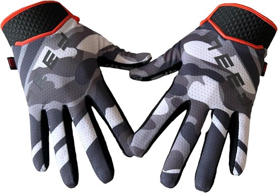 Sim Racing Handschoenen - Racehandschoenen Stuur - Precisie Stuur Gebruik - Extra Grip Ontwerp - Maat XS - Camo Sneeuw