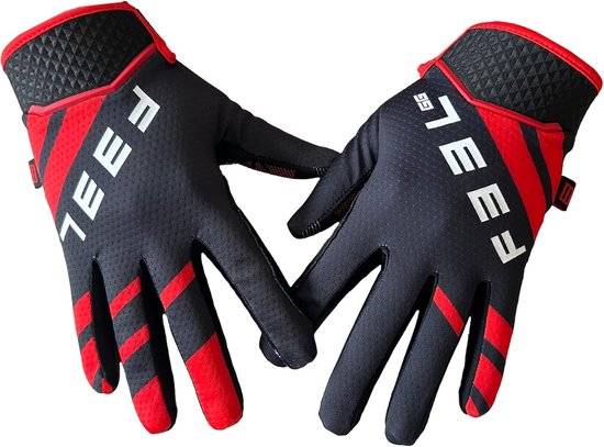 Sim Racing Handschoenen - Racehandschoenen Stuur - Precisie Stuurcontrole - Extra Grip Ontwerp - XX-Small - Rood
