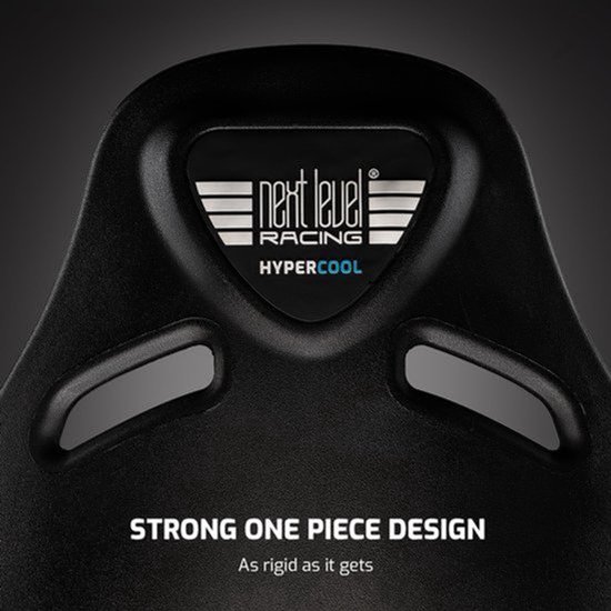 Sim Racing Stoel Ventilated - Actief Koelsysteem Met Dubbele Ventilator - 15,69 kg - LLDPE Kuipstoel - Ergonomisch Voor Taille Tot 42 Inch