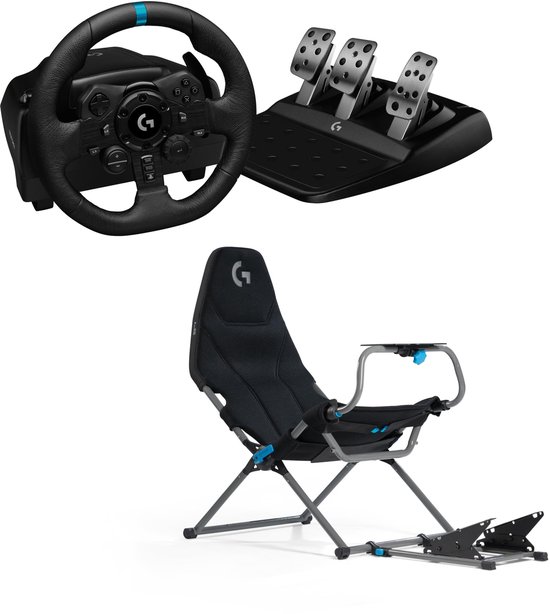Sim Racing Stoel Volledig Verstelbaar - 6 Zitposities - Compact Opvouwbaar - Voor Realistisch Racen