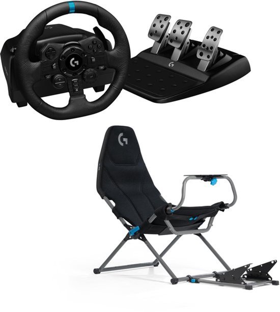 Sim Racing Stoel Volledig Verstelbaar - 6 Zitposities - Compact Opvouwbaar - Voor Realistisch Racen