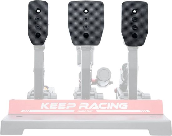 SIMAGIC P1000 Serie - Plat Pedaalplaat - CNC Precisiebewerking - Metalen Legering - Antislip Ontwerp van Merkloos