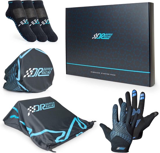 Simracen Startpakket voor Racefans - Inclusief Handschoenen en Sokken van Merkloos