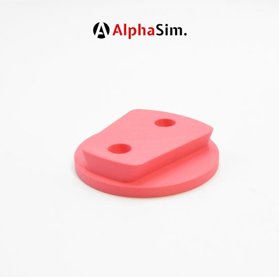 Simucube Quick-Release Stuurhouder voor Sim Rig of Wand - Kleur Rood van Merkloos