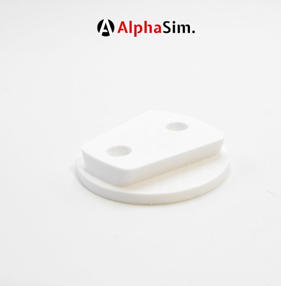 Simucube Quick-Release Stuurhouder voor Sim Rig of Wand - Kleur Wit van Merkloos