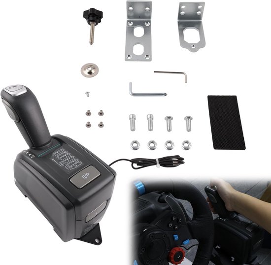 Simulator Schakelpook - Truck Sim Pook - Rijsimulatie Spel - Universele PC Compatibiliteit - 28x16x16cm - Zwart