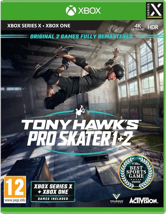 Skate Spel - Skateboard Simulatie - Sport Gaming - Geremasterde Klassiekers - 17 x 135 x 15 cm