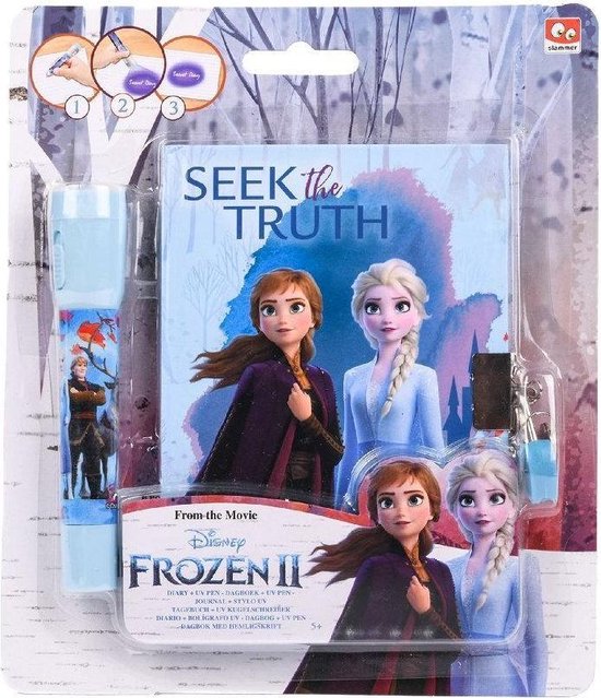 Slammer Dagboek Frozen Ii Meisjes 10 X 13 Cm Blauw 7-delig van Slammer