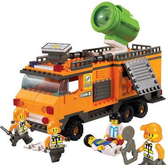 Sluban M38-B0105 SRS Rescue Team Lighting Command Vehicle bouwset van Sluban