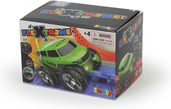 Smoby - FleXtreme SUV - Raceauto - Met Voor- En Achterlichten - Vanaf 4 Jaar - Kunststof - Groen van Smoby