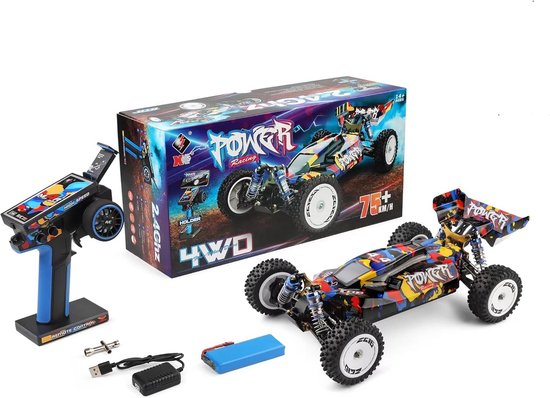 Snelle 4WD RC Auto 75KM/H Borstelloos Elektrisch Off-Road Drift Speelgoed van Merkloos