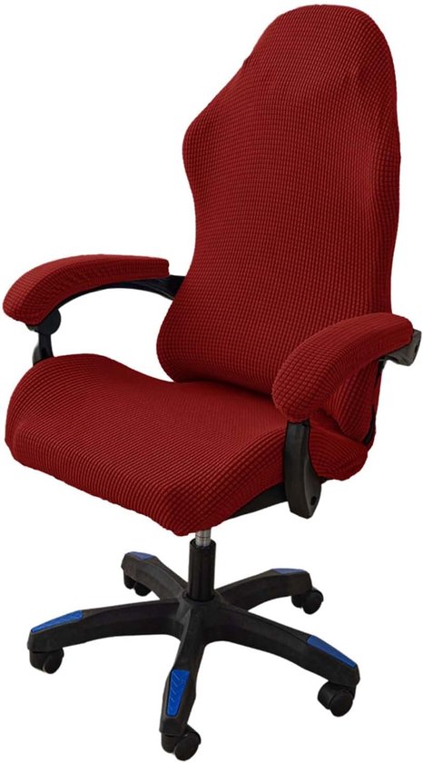 SnelShoppen - 4Pcs Gaming Chair Covers Wasbaar - Anti-Rutsch Zipper Gaming Chair Cover - Polyester en Elastane - Comfortabel en Ademend - Geschikt voo van snelshoppen