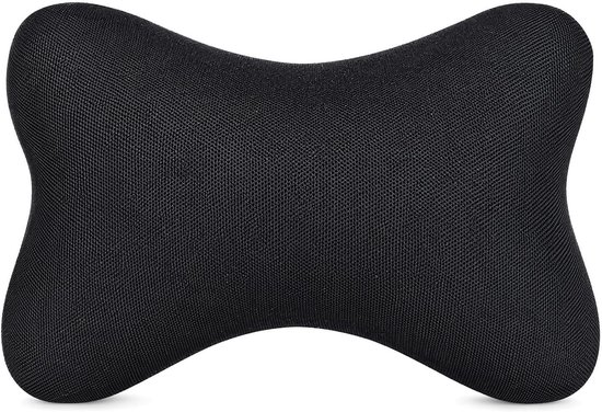 SnelShoppen - Ergonomisch Nackenkussen voor Sessel met Memory Foam en Flexibele Banden, Wasbaar, Perfect voor Bürostuhl, Gaming Stoel, Auto, Autositze